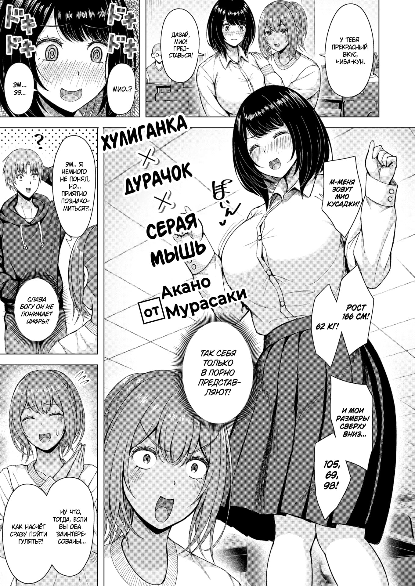 Хулиганка x Дурачок x Серая мышь (Gal x Dummy x Plain Jane)